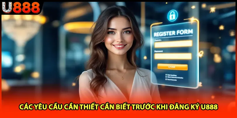 Các yêu cầu cần thiết cần biết trước khi đăng ký U888 Các yêu cầu cần thiết cần biết trước khi đăng ký U888