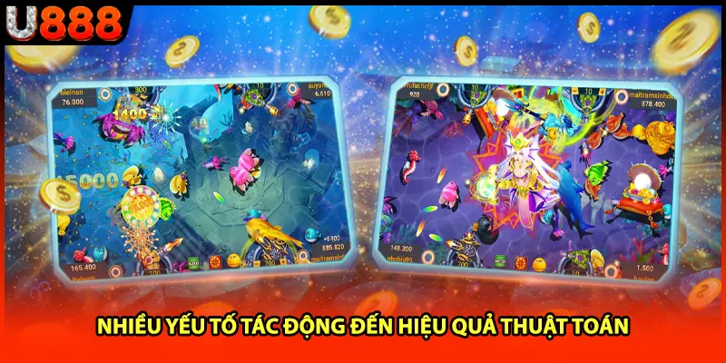 Nhiều yếu tố tác động đến hiệu quả thuật toán